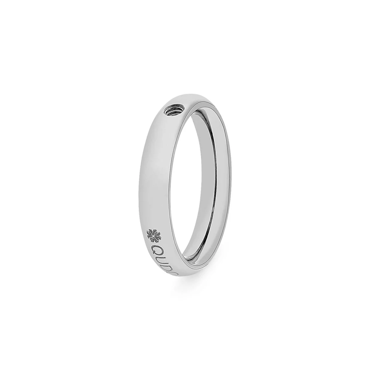 QUDO Basis-Ring Schmal – Edelstahl-Ring in 3,5 mm Breite